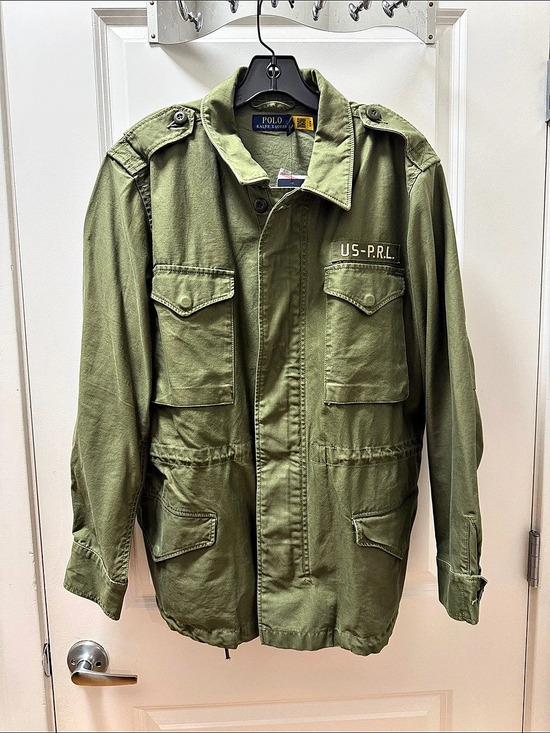 Polo Ralph Lauren Jackets & Blazers - Polo Ralph Lauren Relaxed Fit Surplus Broken-Twill Jacket Green XL